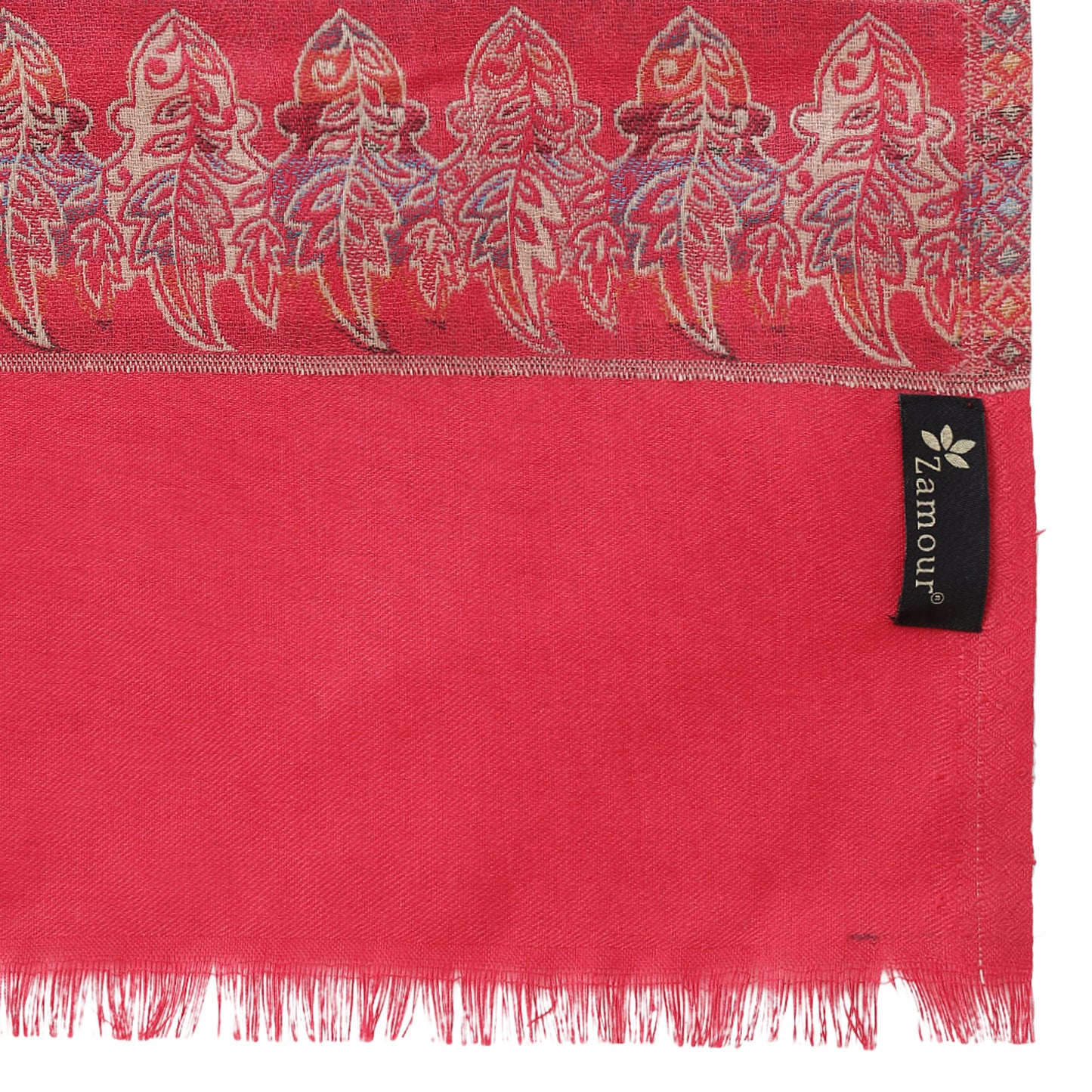 Kani Weave Woven Shawl for Women in Paisley Design | Pink