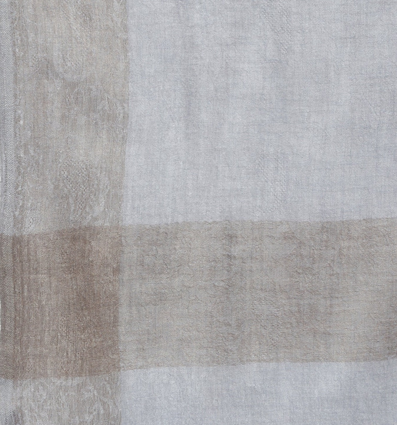 Ultra Soft Fine-Wool Woven Stole For Women | Grey