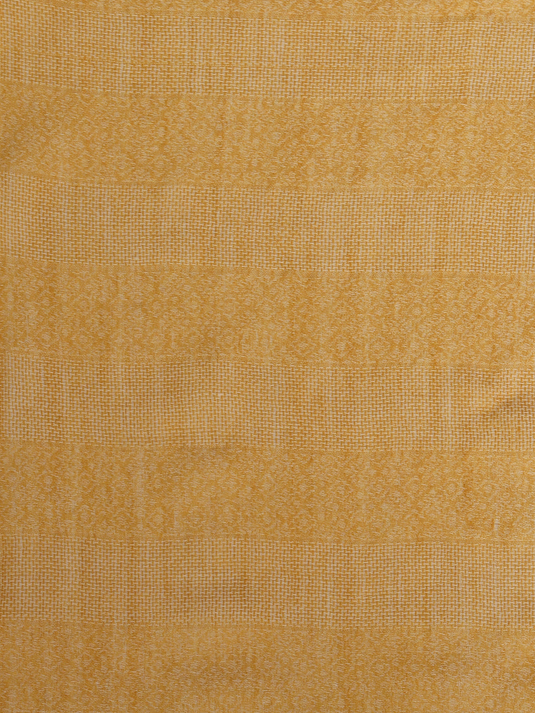 Pure Fine Wool Woolen Stole for Women in Striped Weaving | Mustard