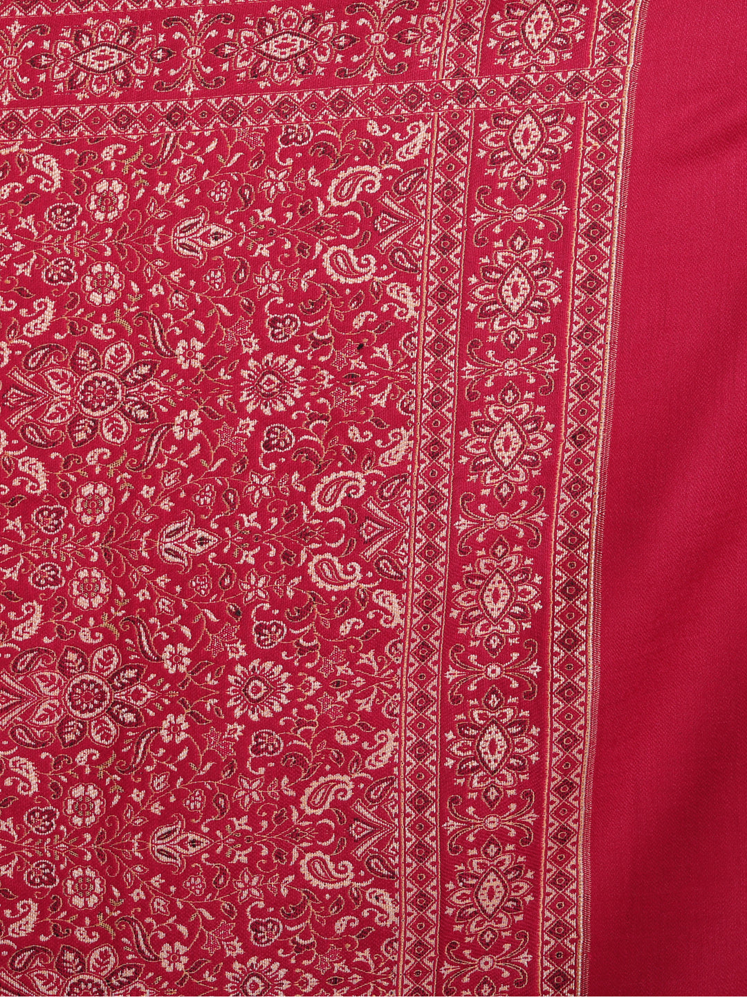 Women Jacquard Design Woven Shawl | Pink