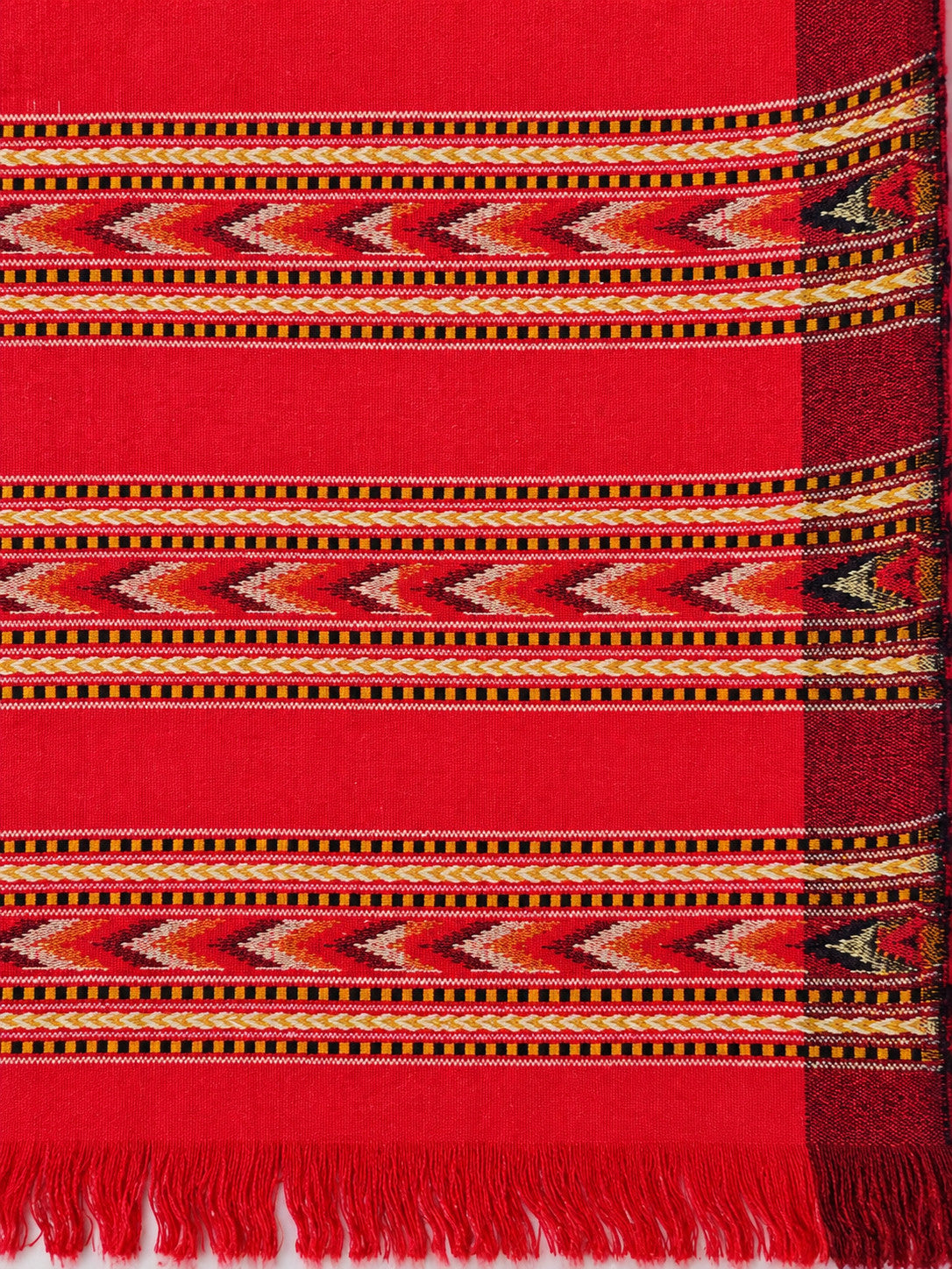 Kullu Patti Woolen Shawl for Women | Red