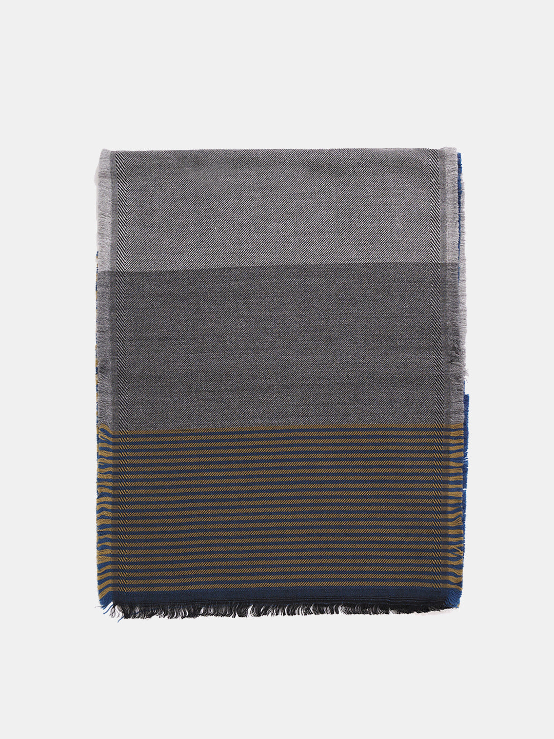 Soft Woollen Muffler for Women | Blue Grey Scarf