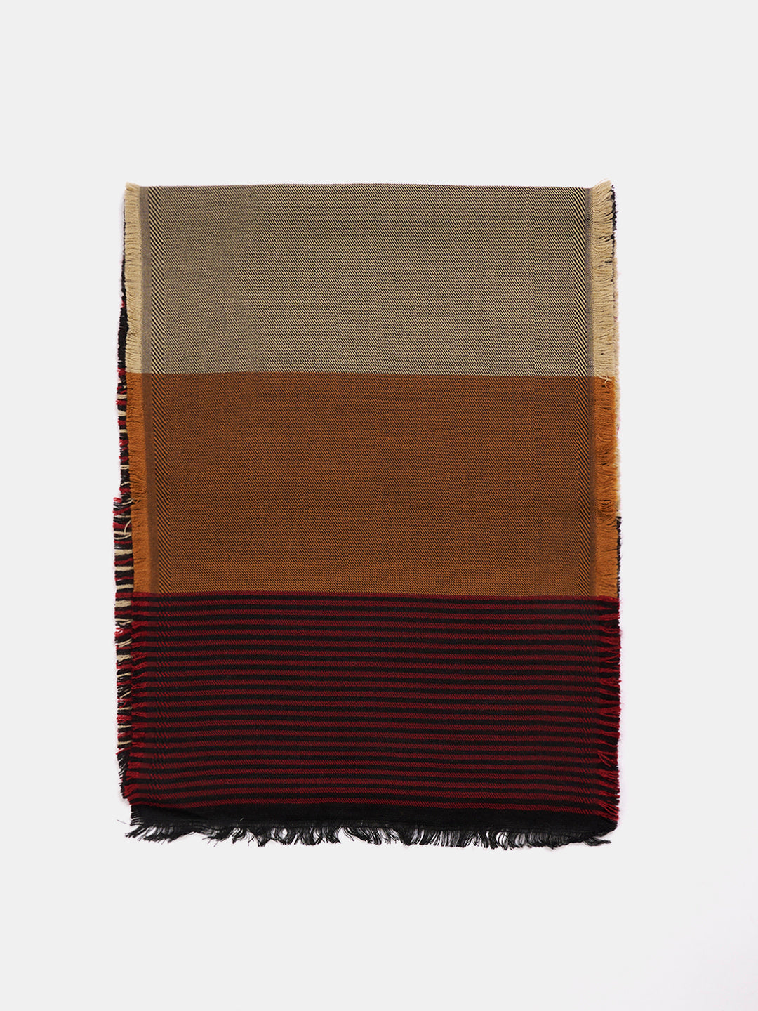 Soft Woollen Muffler for Women | Multicolour Stripe Scarf