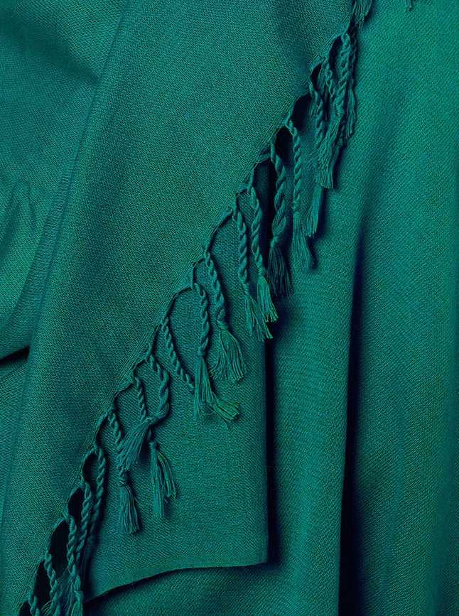 Men Lightweight Solid Color Warm Stole | Seagreen