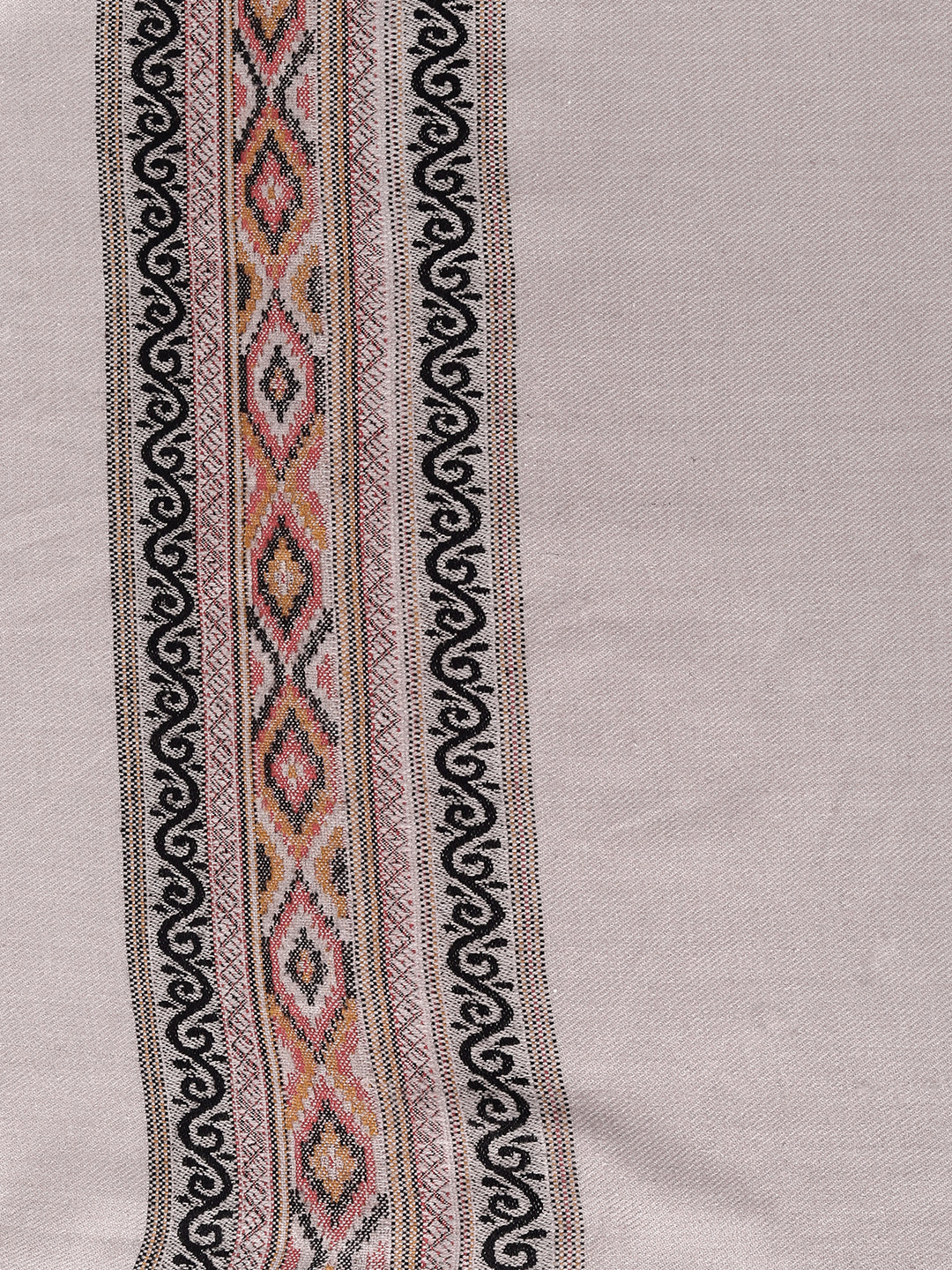 Kullu Stripes Himalayan Shawl | Grey