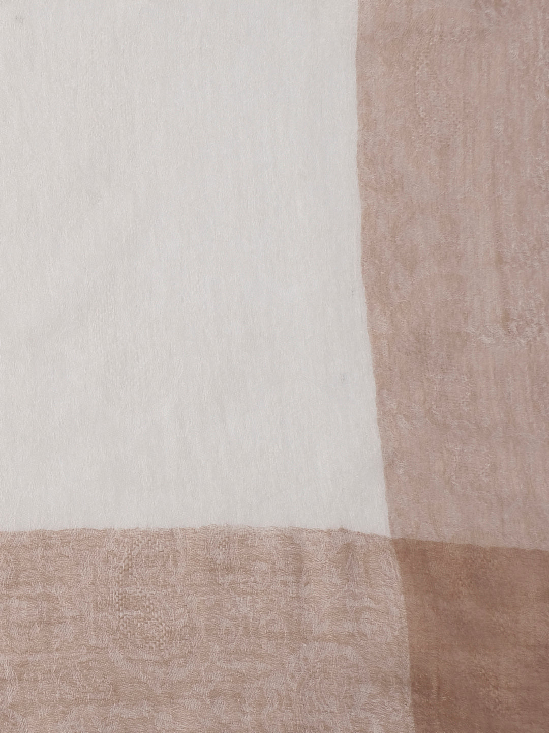 Light Weight Fine Wool Luxurious Stole for Men | White - Zamour
