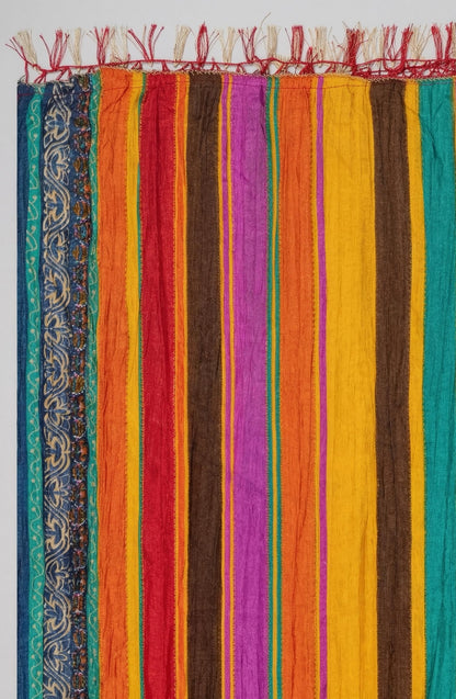 Chinnon Bandhani Dupatta for Men | Multicolor Lines - view 5
