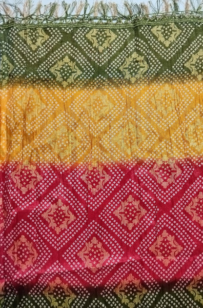 Chinnon Bandhani Dupatta for Men | Multicolor - view 5