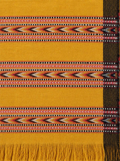 Kullu Patti Woolen Shawl for Women | Mustard