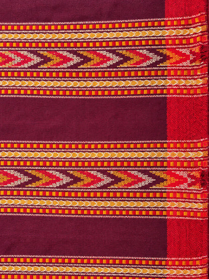 Kullu Patti Woolen Shawl for Women | Wine