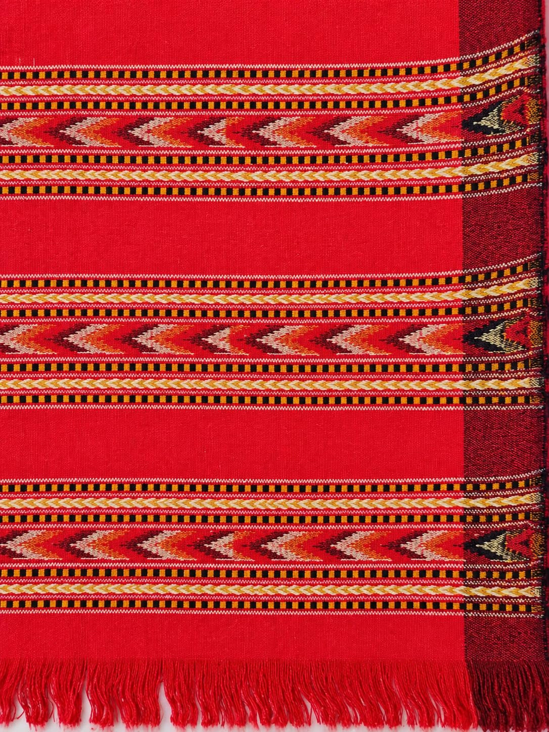 Kullu Patti Woolen Shawl for Men | Red