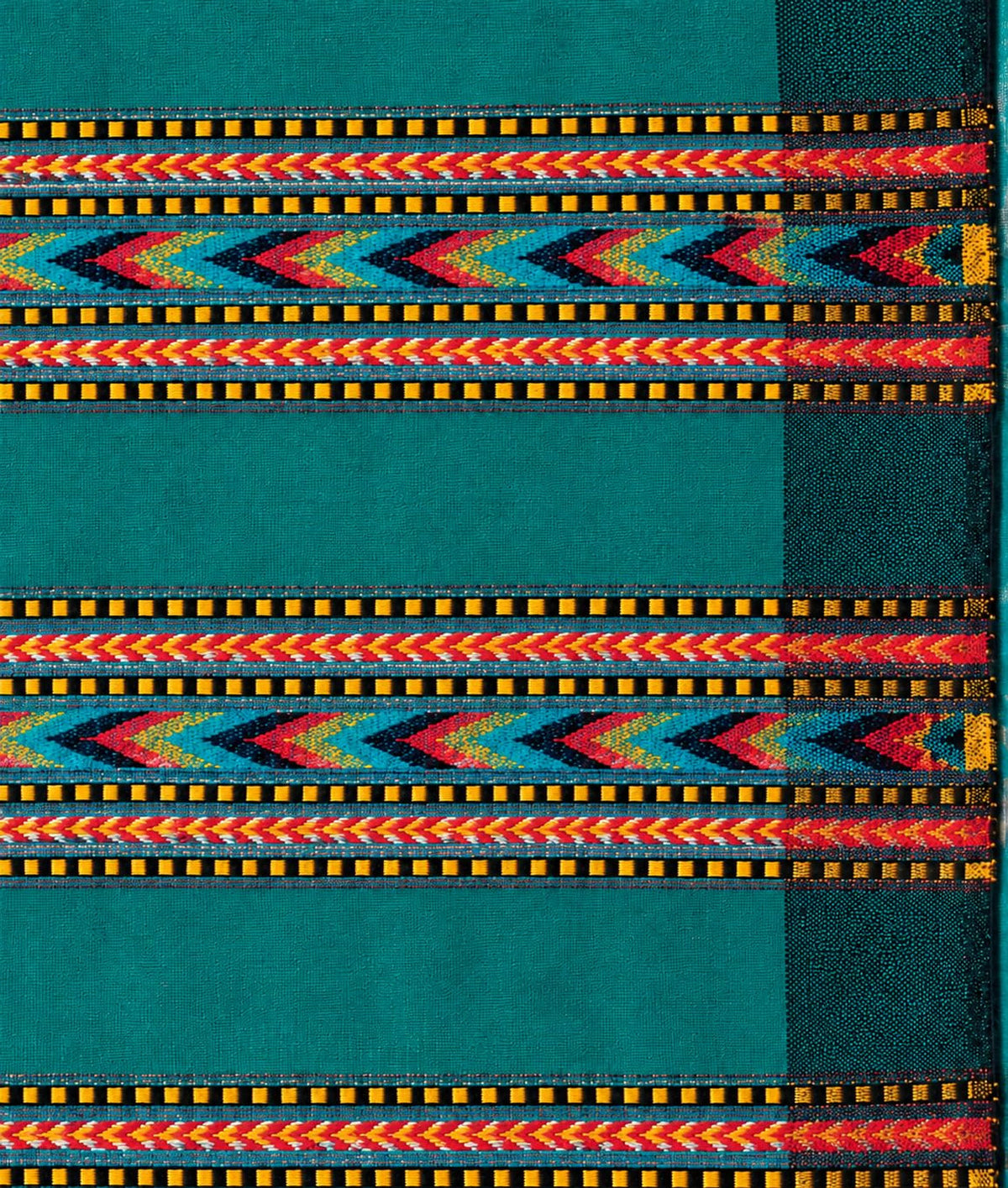 Kullu Patti Woolen Shawl for Men | Sea Green