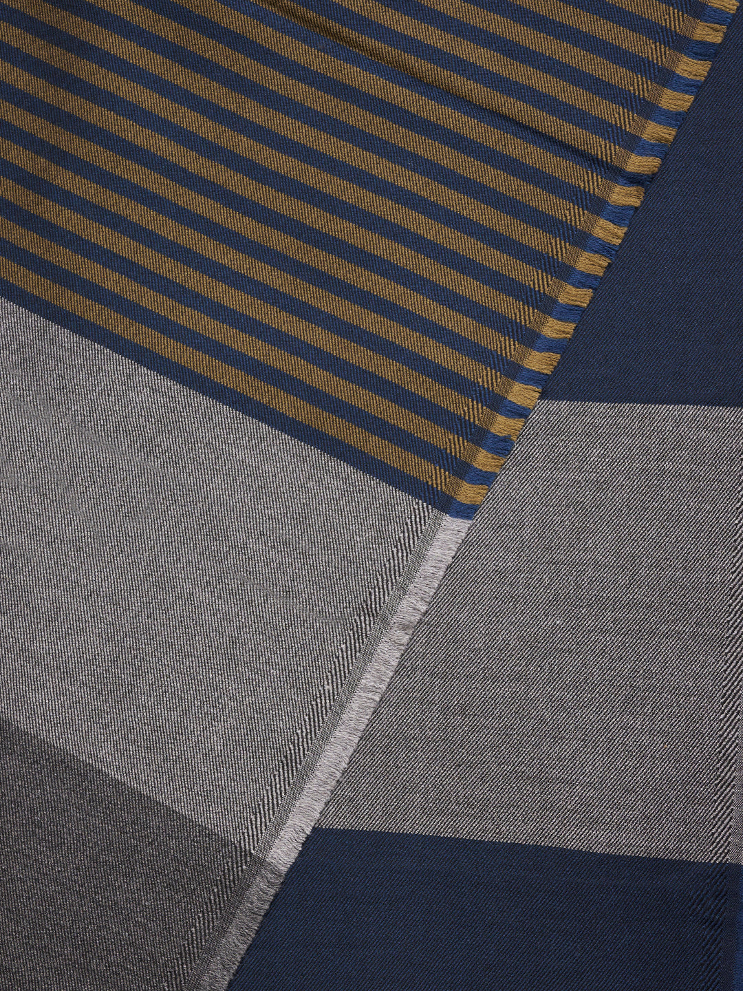 Soft Woollen Muffler for Women | Blue Grey Scarf