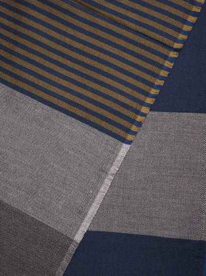 Soft Woollen Muffler for Women | Blue Grey Scarf