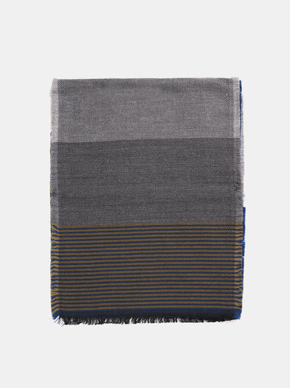 Soft Woollen Muffler for Women | Blue Grey Scarf