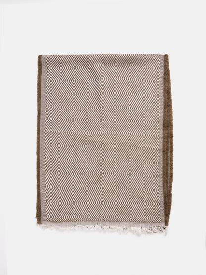 Soft Woollen Muffler for Women | Beige Scarf