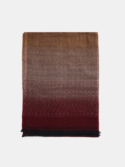 Soft Woollen Muffler for Women | Multicolour Gradient Scarf