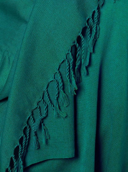 Men Lightweight Solid Color Warm Stole | Seagreen