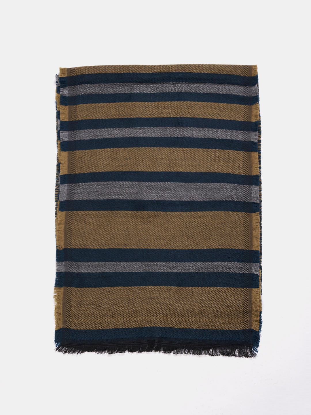 Soft Woollen Muffler for Women | Copper Grey Scarf