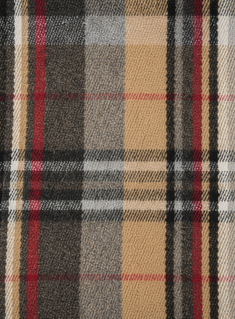 Soft Woollen Muffler for Men | Multicolor Check Scarf - view 4