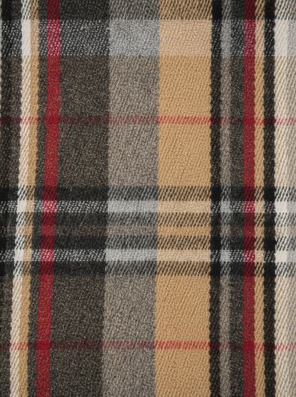 Soft Woollen Muffler for Women | Multicolor Check Scarf - view 4