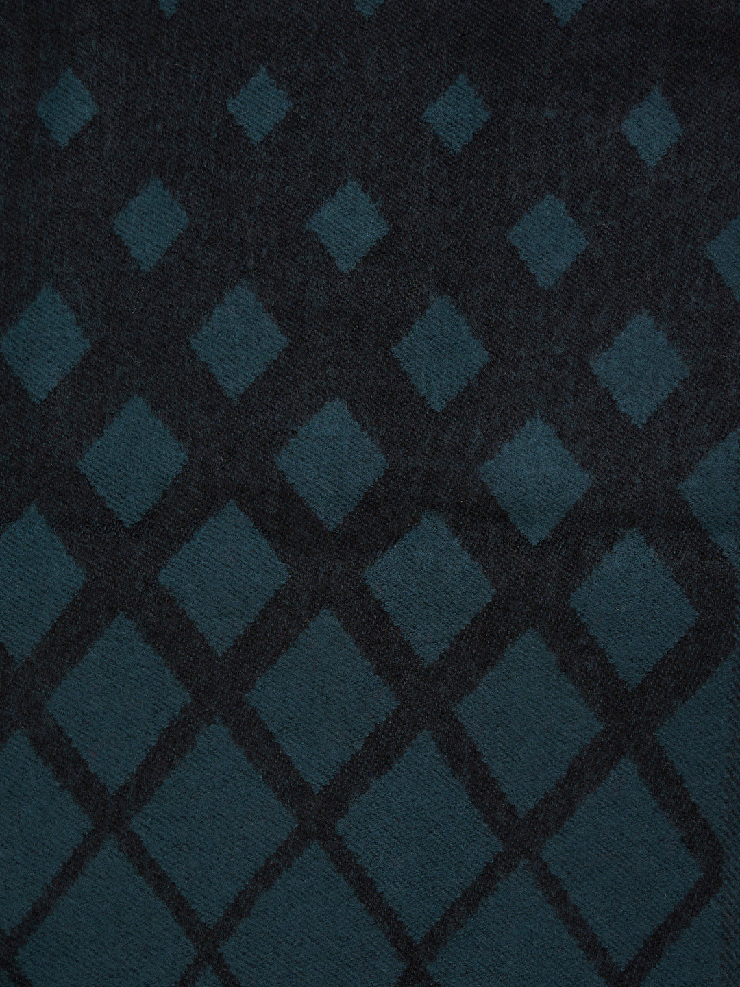 Soft Woollen Muffler for Men | Blue Black Scarf